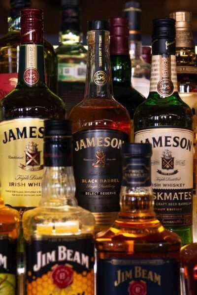 Decoração com garrafas